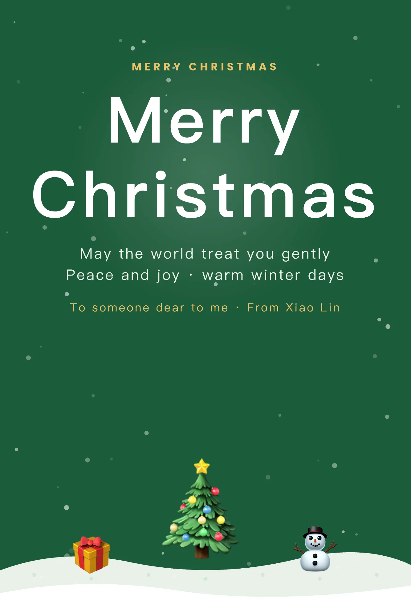 Greeting Card example