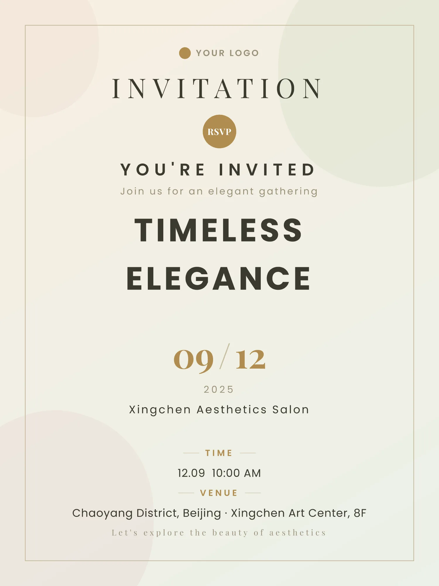 Invitation example