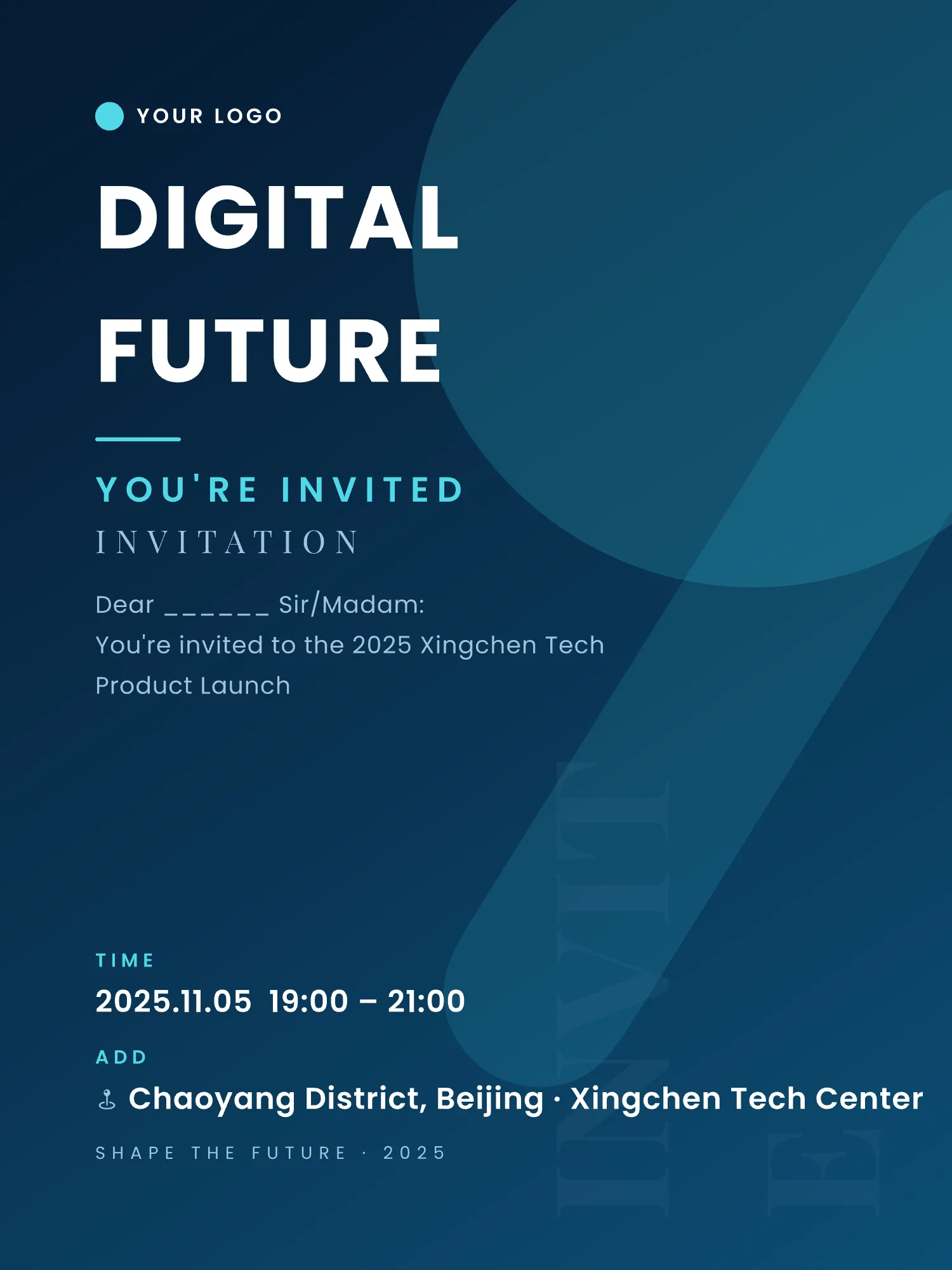 Invitation example
